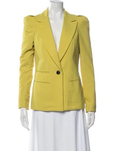 Pre-owned Smythe Blazer In Yellow