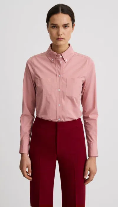 Smythe Button Down Shirt In Pink