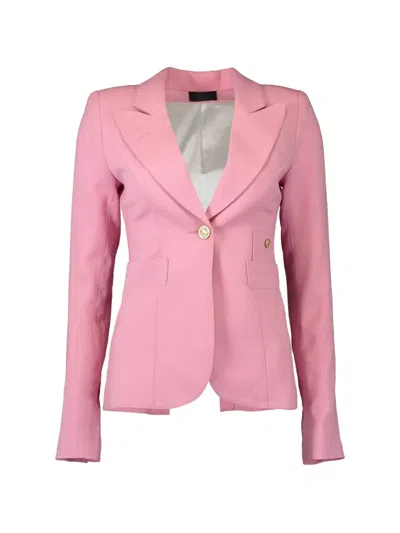 Smythe Buttoned Blazer In Pink