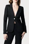 Smythe - Classic Duchess Blazer In Black In Black