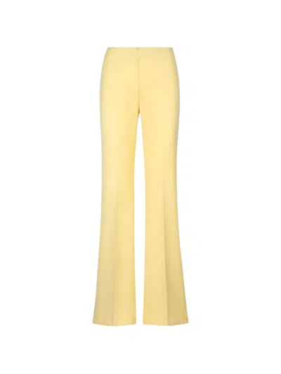 Smythe Classic Flared Trousers In Yellow