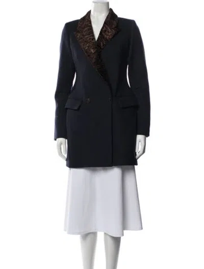 Pre-owned Smythe Coat In Blue
