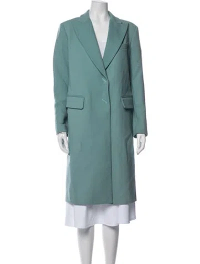 Pre-owned Smythe Coat In Blue/green