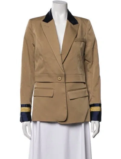 Pre-owned Smythe Coat In Neutrals