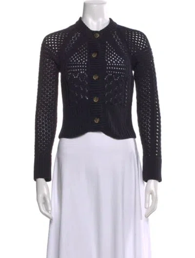 Pre-owned Smythe Crew Neck Sweater In Black