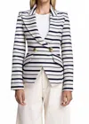 Smythe Crossover Double-breasted Blazer In White
