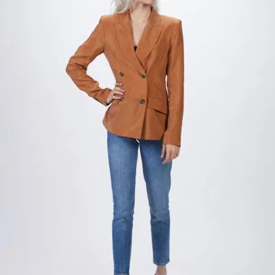 Smythe Db Tuck In Blazer In Desert In Beige