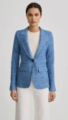 Smythe Denim Hutton Blazer In Blue