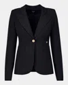 Smythe Duchess Single-breasted Blazer In Deep Black