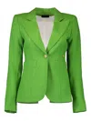 Smythe Duchess Single-breasted Blazer In Green