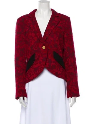Pre-owned Smythe Evening Jacket In Red