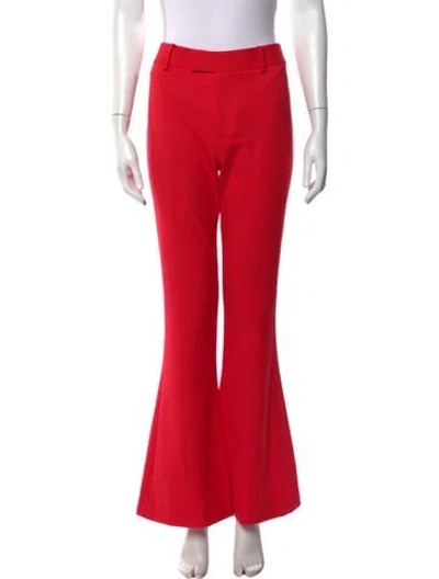 Pre-owned Smythe Flared Pants In Red