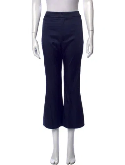 Pre-owned Smythe Flared Pants In Blue