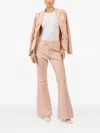 Smythe Flared Trousers In Pink