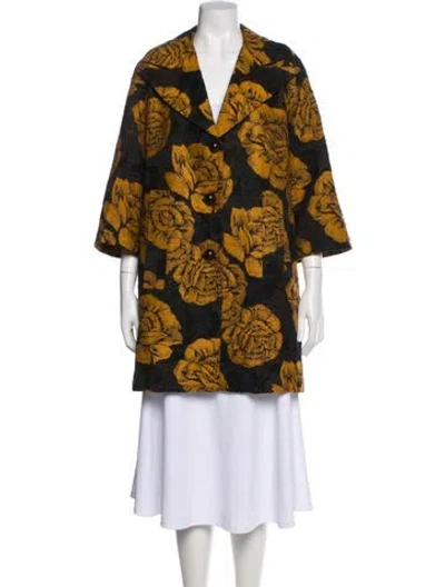 Pre-owned Smythe Floral Print Evening Jacket In Multi