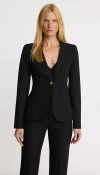 Smythe Full Back Duchess Blazer In Black