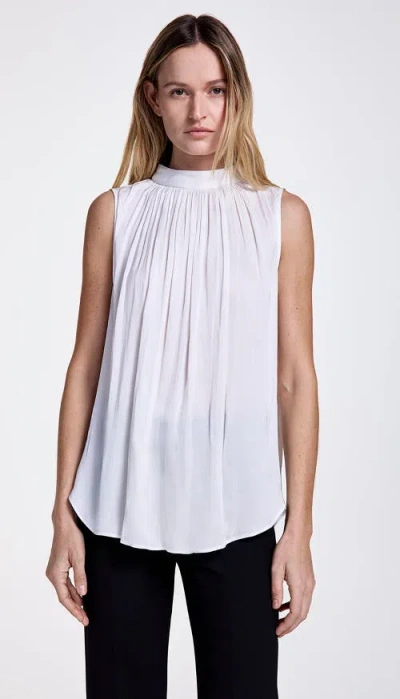 Smythe Gathered Shell Top In White