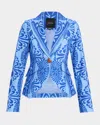 Smythe Graphic One-button Blazer