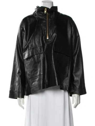 Pre-owned Smythe Lambskin Jacket In Black
