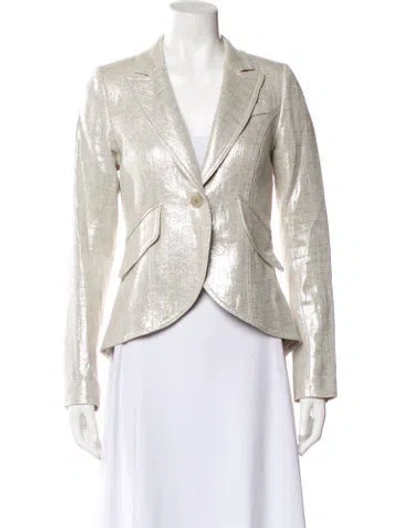 Pre-owned Smythe Linen Blazer