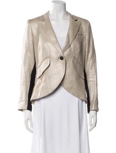 Pre-owned Smythe Linen Blazer