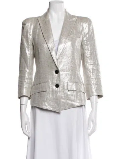 Pre-owned Smythe Linen Blazer