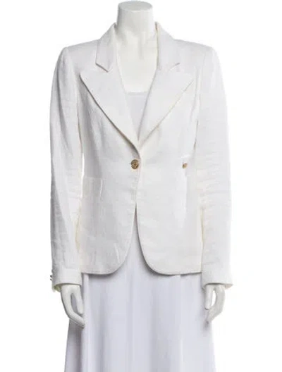 Pre-owned Smythe Linen Blazer In Neutral