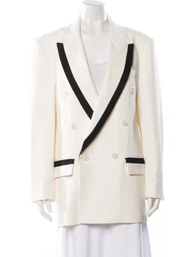 Pre-owned Smythe Linen Blazer In Neutral