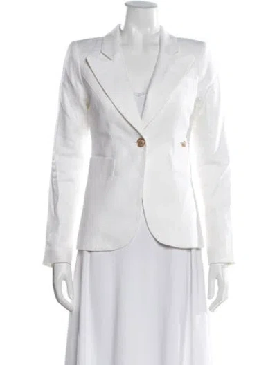Pre-owned Smythe Linen Blazer In Neutral