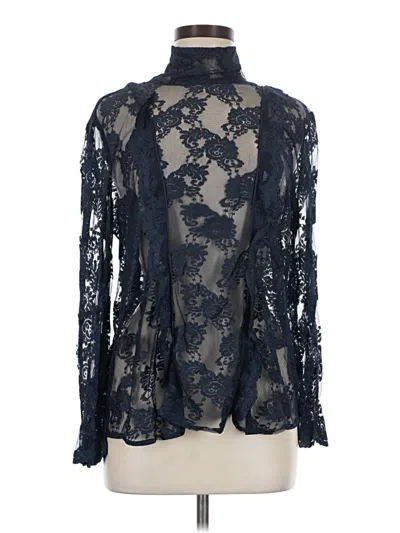 Pre-owned Smythe Long Sleeve Blouse In Black