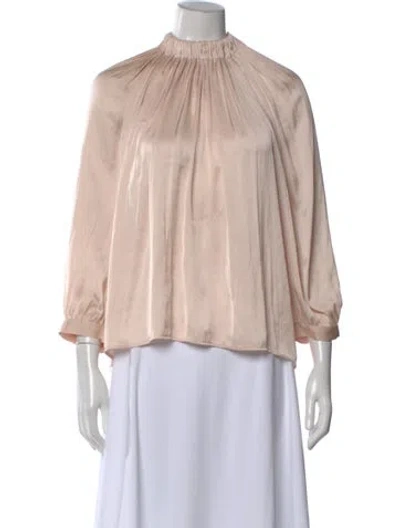 Pre-owned Smythe Long Sleeve Blouse In Pink