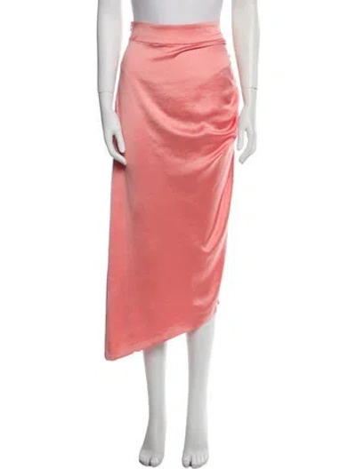Pre-owned Smythe Midi Length Skirt In Pink