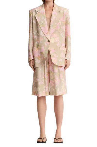 Smythe Notched Lapel Blazer In Multi