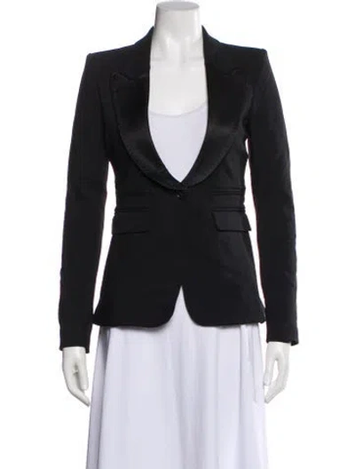 Pre-owned Smythe Nylon Blazer W/ Tags In Black