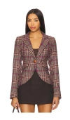 Smythe One Button Blazer In Multi