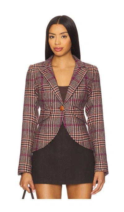 Smythe One Button Blazer In Multi