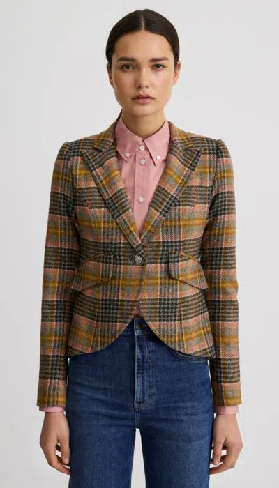 Smythe One Button Blazer In Multi