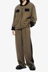Smythe Oversized Bomber Jacket In Canteen In Brown