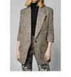 Smythe Oversized Notch Lapel Blazer In Grey In Gray