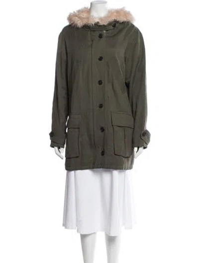 Pre-owned Smythe Parka In Green