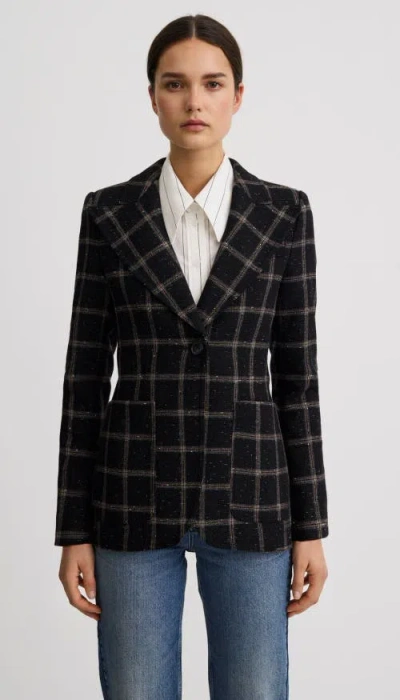 Smythe Patch Pocket Birkin Blazer In Black