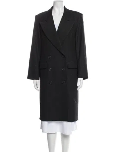 Pre-owned Smythe Peacoat In Gray
