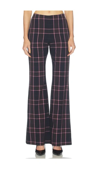 Smythe Pintuck Flare Pant In Black