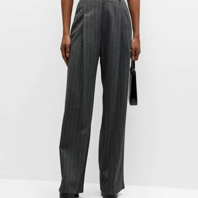 Smythe Pleated Trouser In Gray