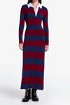 Smythe Polo Midi Dress In Rugby In Multi