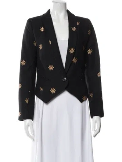 Pre-owned Smythe Printed Blazer In Gray