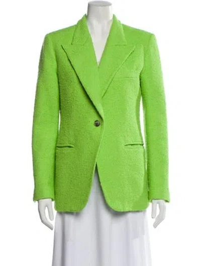 Pre-owned Smythe Printed Blazer In Green