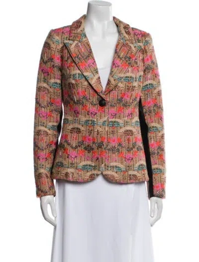Pre-owned Smythe Printed Blazer In Multi