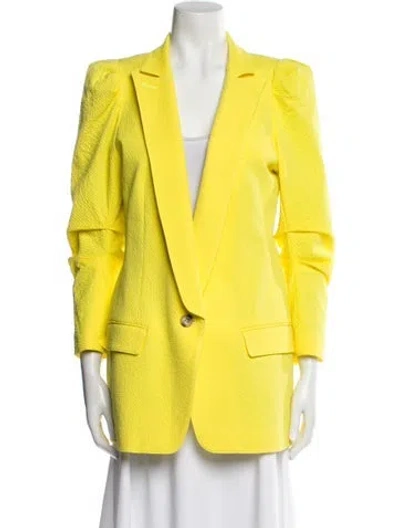 Pre-owned Smythe Printed Blazer In Yellow
