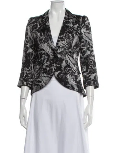 Pre-owned Smythe Printed Evening Jacket In Black